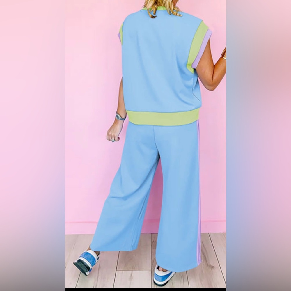 Color BlockTwo-Piece Set - Picture 3 of 3